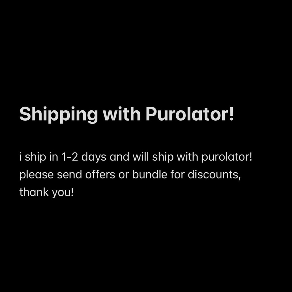 SHIPPING WITH PUROLATOR